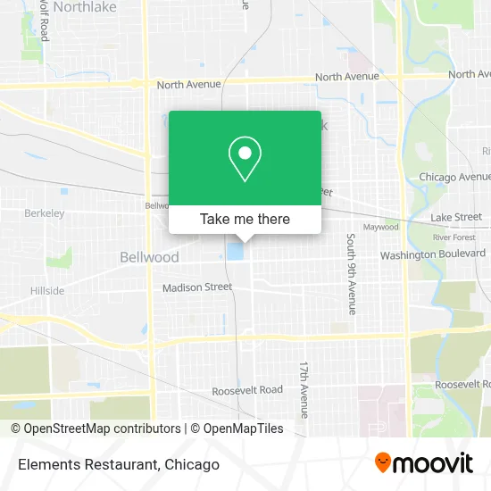 Elements Restaurant map
