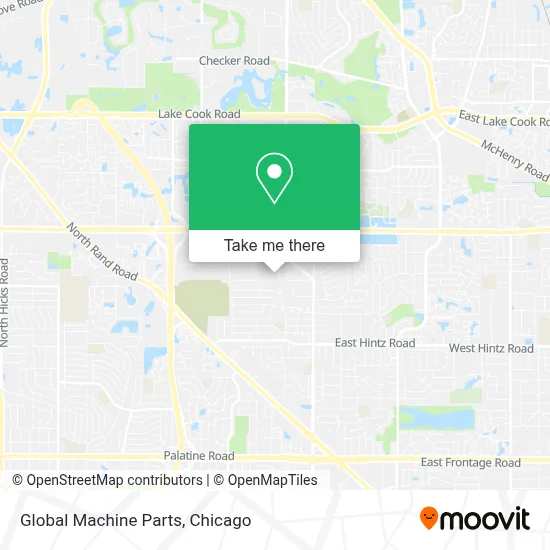 Global Machine Parts map