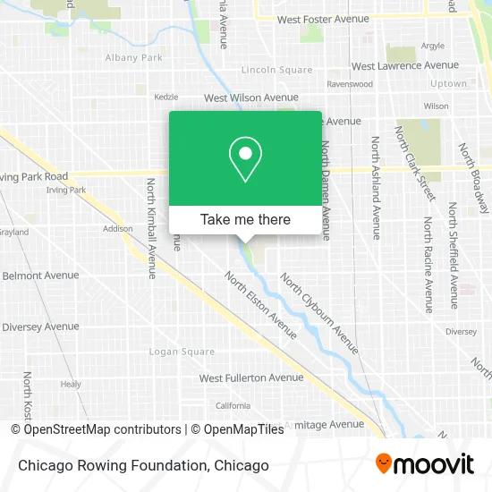 Chicago Rowing Foundation map