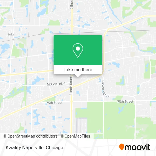 Kwality Naperville map