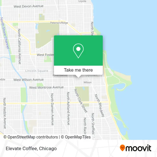 Elevate Coffee map