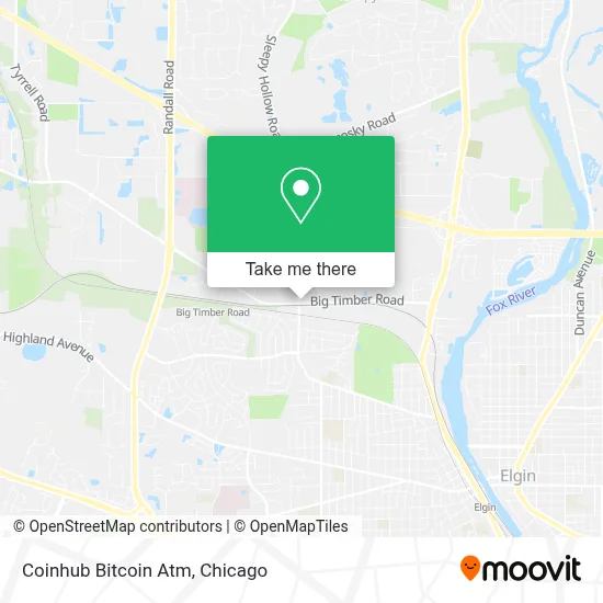 Coinhub Bitcoin Atm map