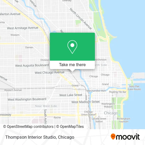 Thompson Interior Studio map