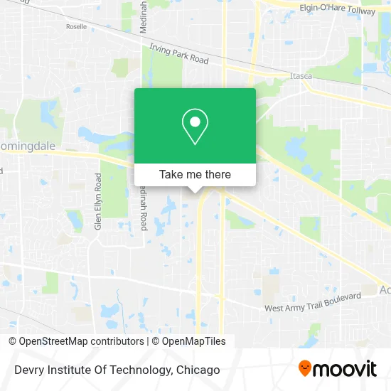 Devry Institute Of Technology map