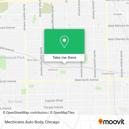 Mechicano Auto Body map