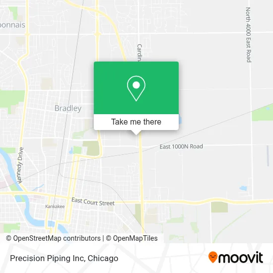 Precision Piping Inc map