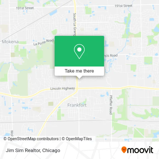 Jim Sim Realtor map