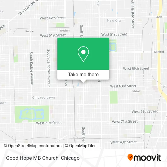 Good Hope MB Church map