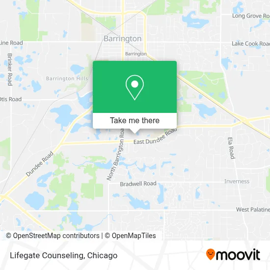 Lifegate Counseling map