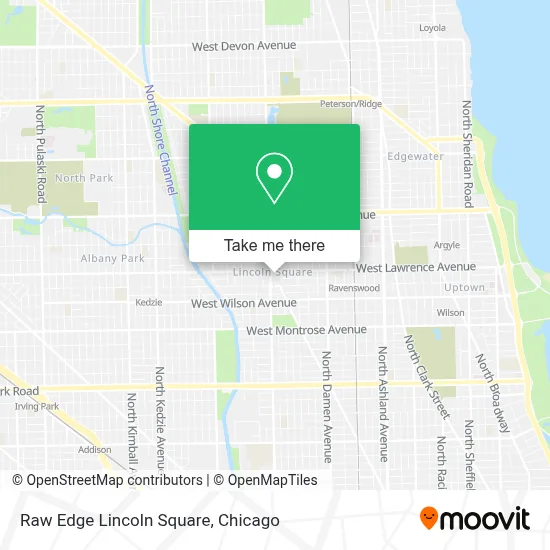 Raw Edge Lincoln Square map