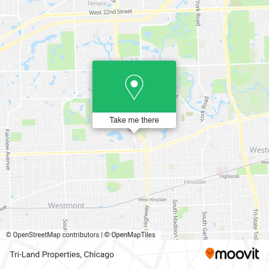 Tri-Land Properties map