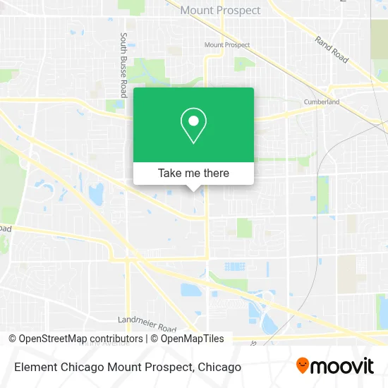 Element Chicago Mount Prospect map