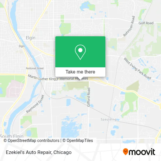 Ezekiel's Auto Repair map