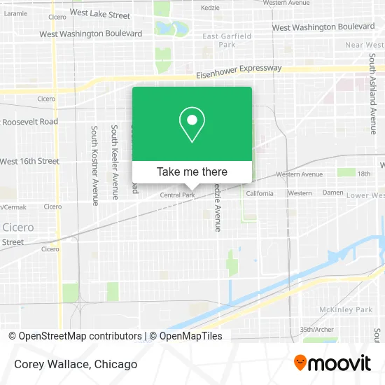 Corey Wallace map
