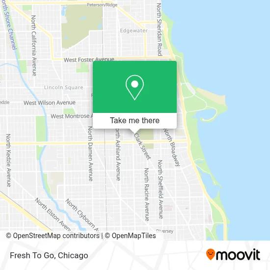 Fresh To Go map