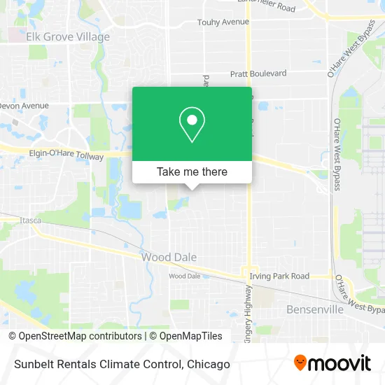 Sunbelt Rentals Climate Control map