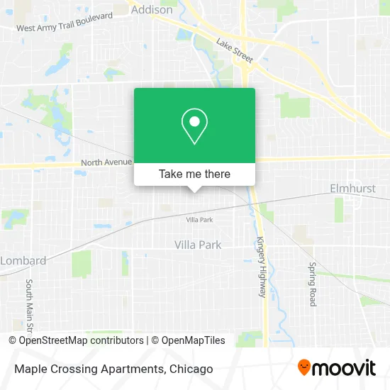 Maple Crossing Apartments map
