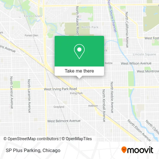 SP Plus Parking map