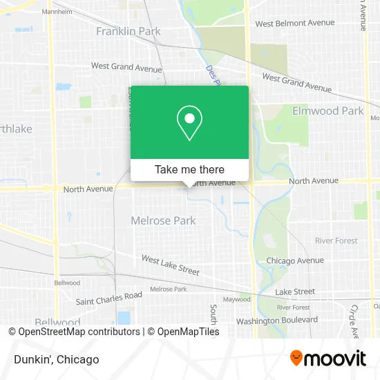Dunkin' map