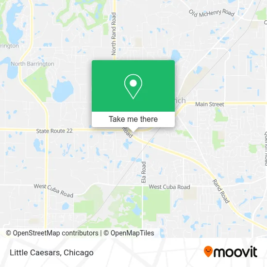 Little Caesars map
