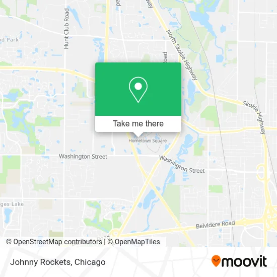 Johnny Rockets map