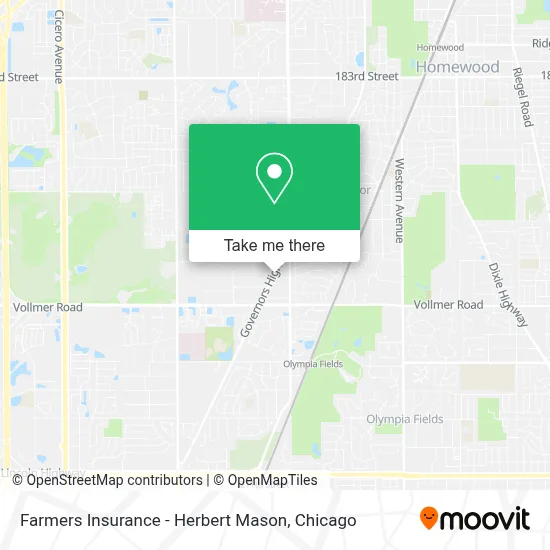 Farmers Insurance - Herbert Mason map