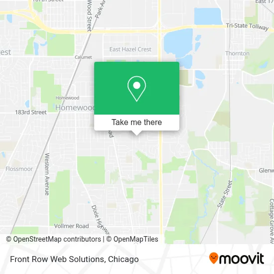 Front Row Web Solutions map