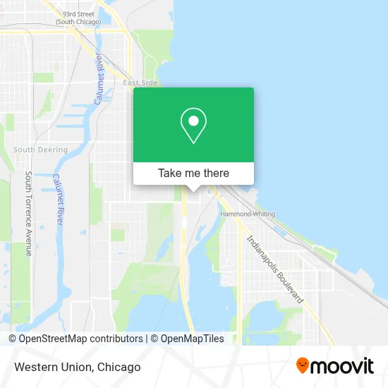 Western Union map