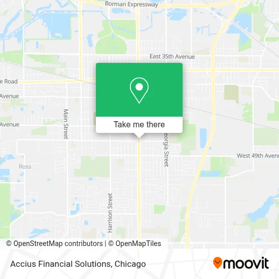 Accius Financial Solutions map