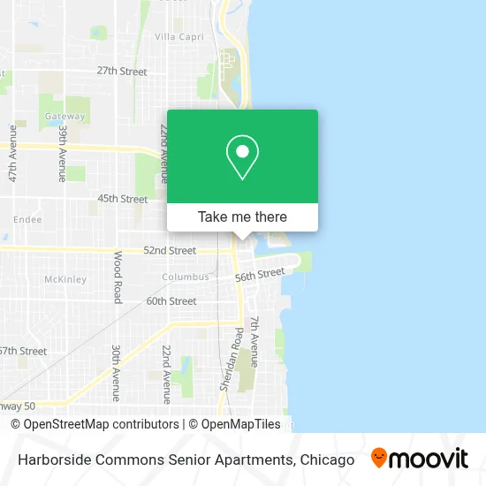 Harborside Commons Senior Apartments map