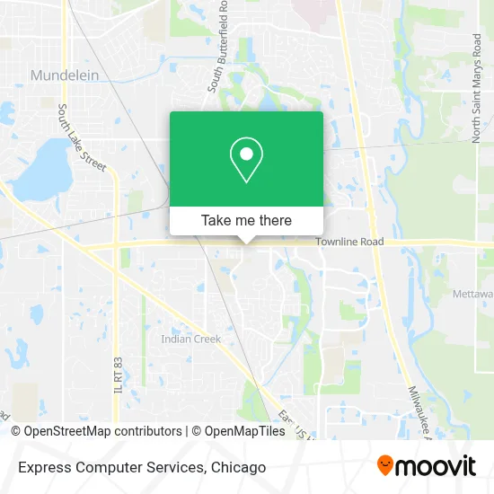 Express Computer Services map
