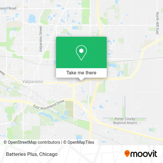 Batteries Plus map