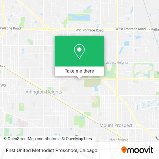 First United Methodist Preschool map