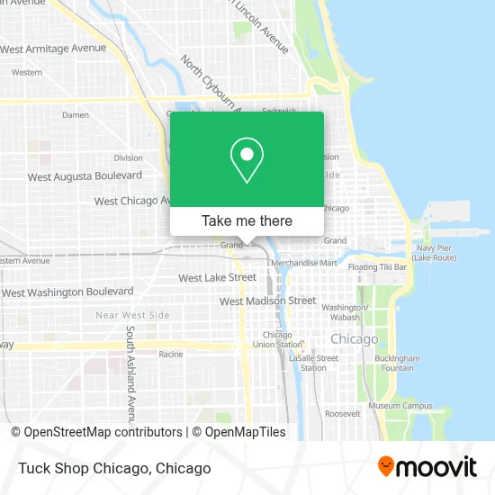 Tuck Shop Chicago map