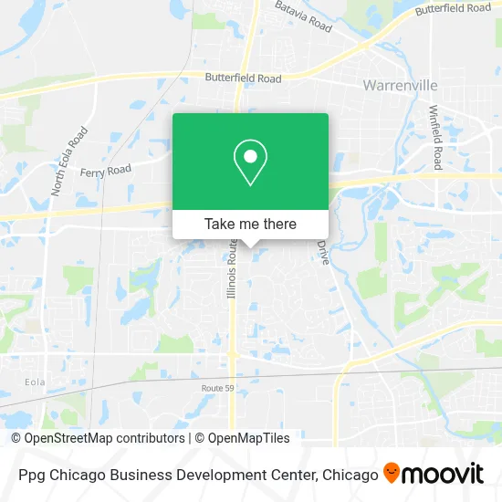 Ppg Chicago Business Development Center map