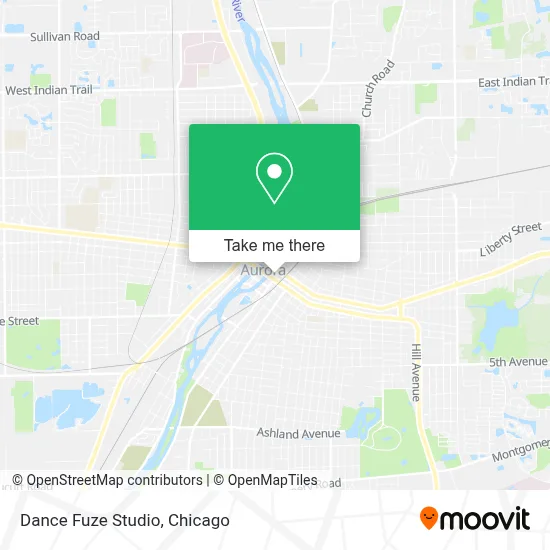 Dance Fuze Studio map