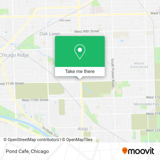Pond Cafe map