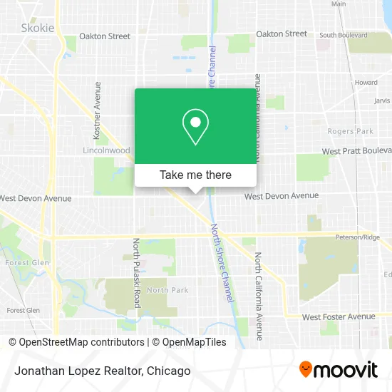 Jonathan Lopez Realtor map