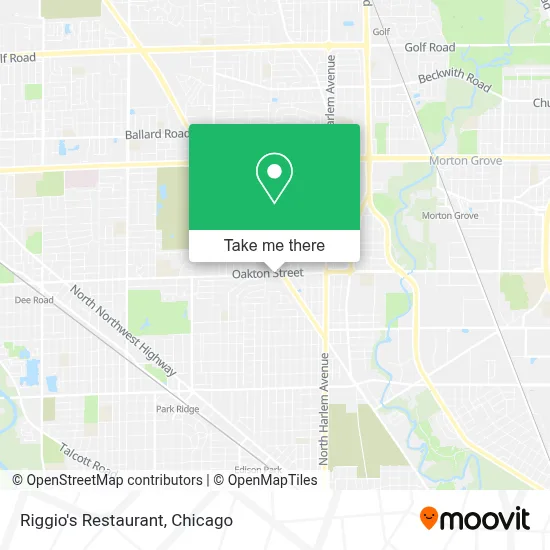 Riggio's Restaurant map