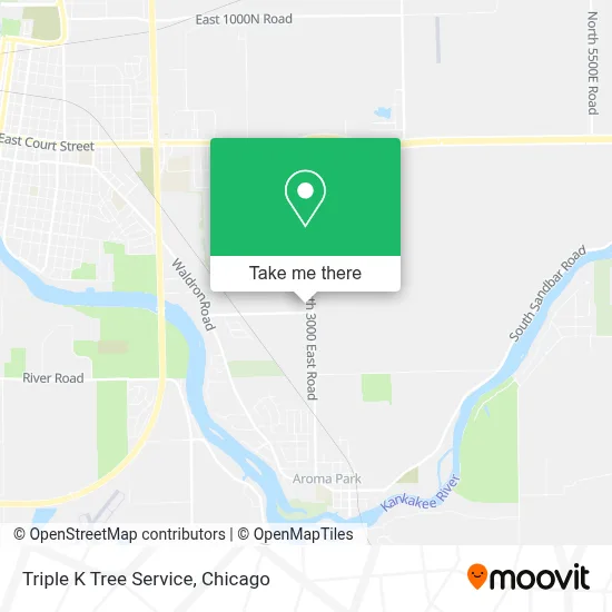 Triple K Tree Service map