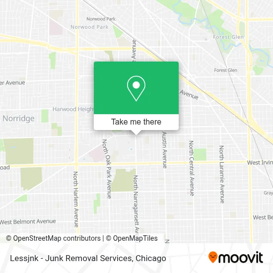 Lessjnk - Junk Removal Services map