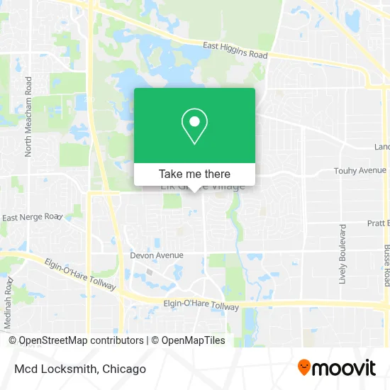 Mcd Locksmith map