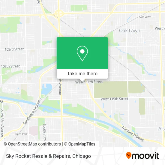 Sky Rocket Resale & Repairs map