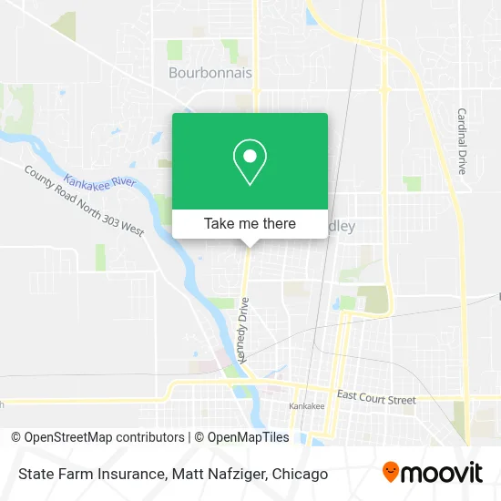 State Farm Insurance, Matt Nafziger map