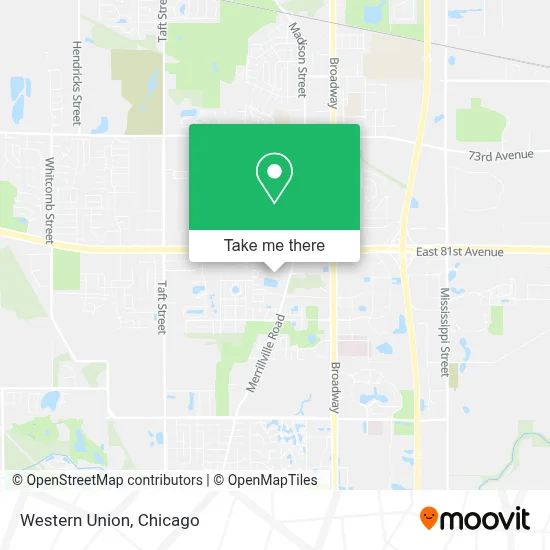 Western Union map