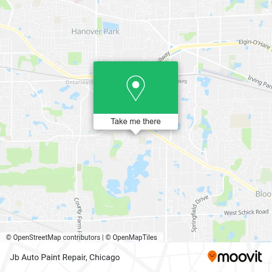 Jb Auto Paint Repair map