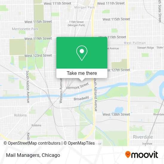 Mail Managers map