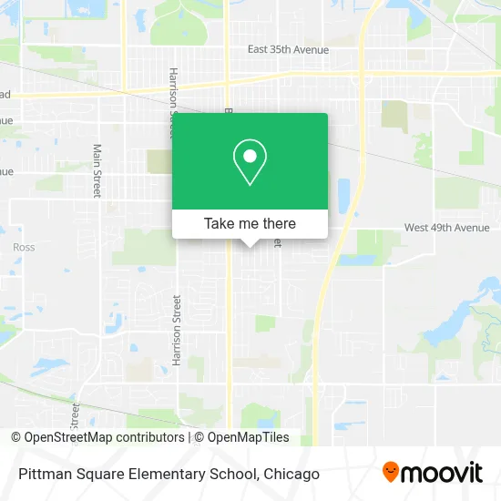 Pittman Square Elementary School map