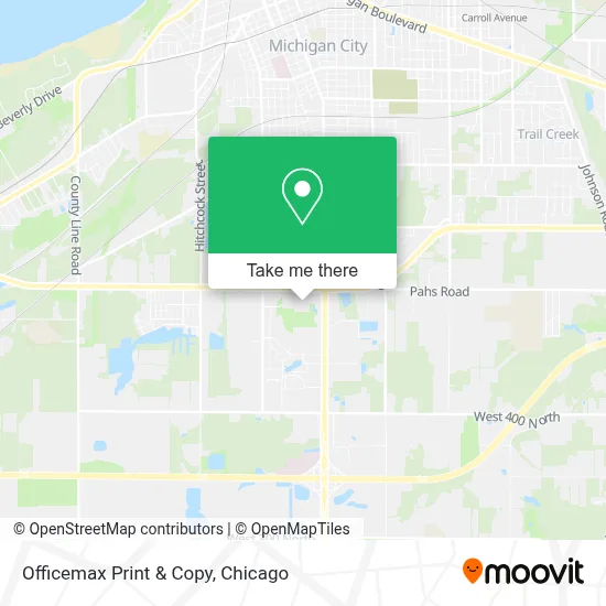Officemax Print & Copy map