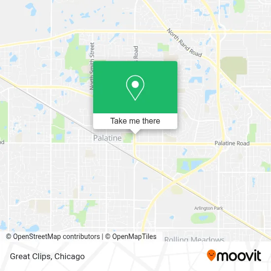 Great Clips map
